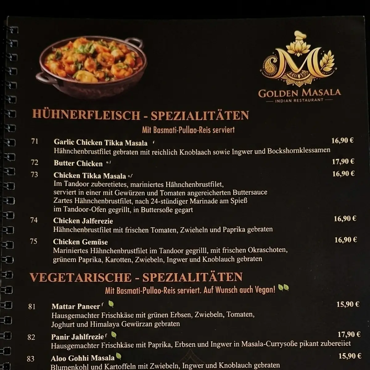 Speisekarte photo 2