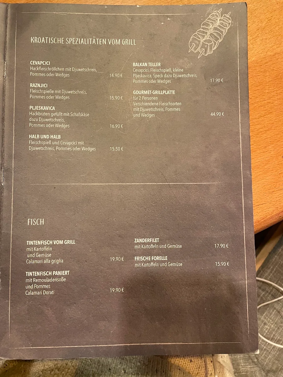 Speisekarte photo 1