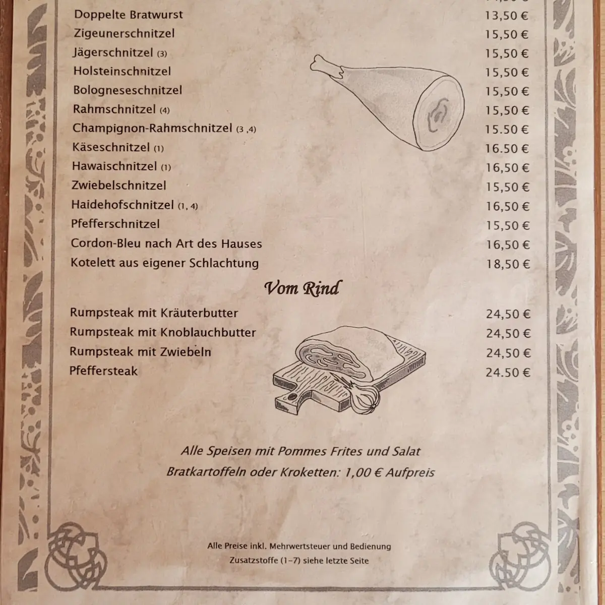 Speisekarte photo 2
