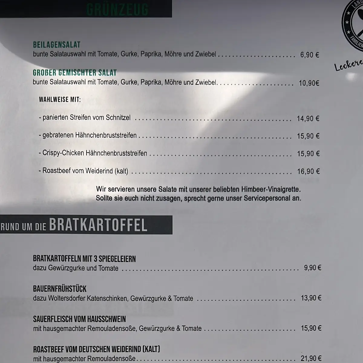 Speisekarte photo 8