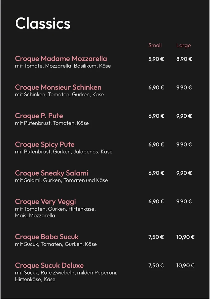 Speisekarte photo 2