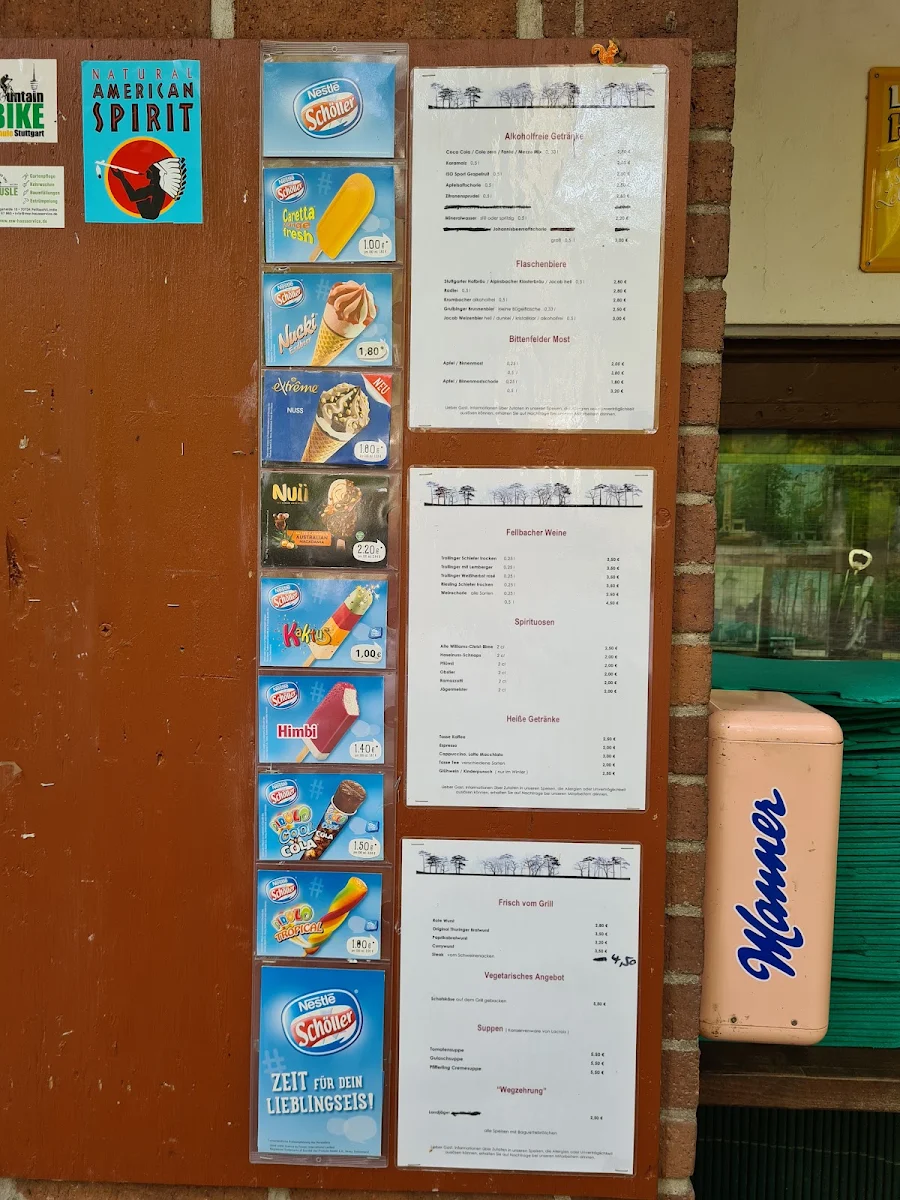 Speisekarte, Kiosk am Kernenturm