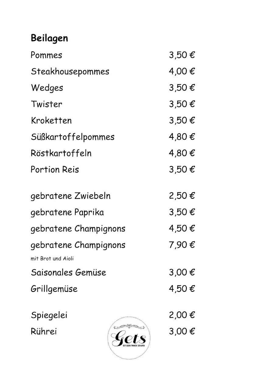 Speisekarte photo 1