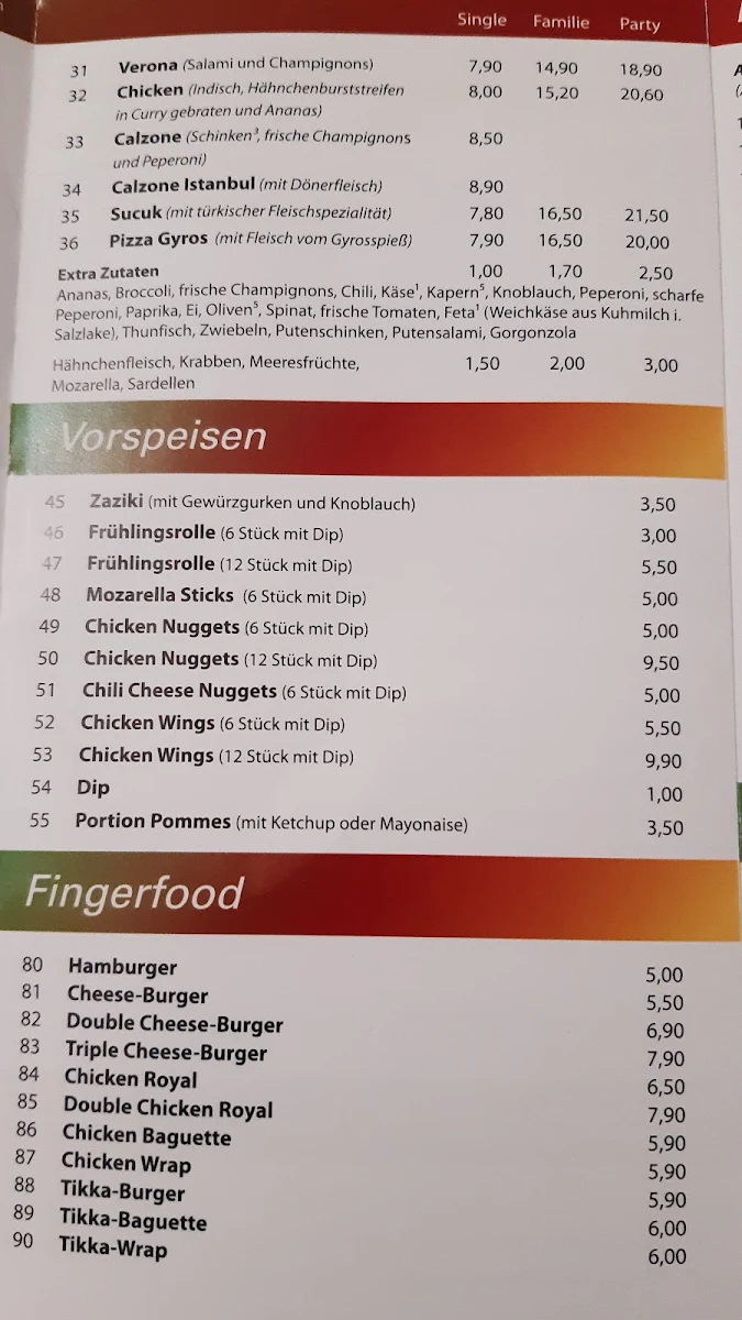 Speisekarte photo 3