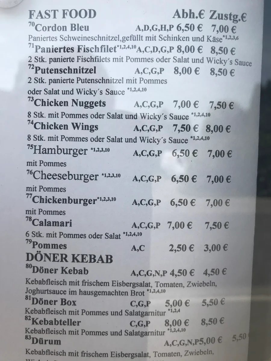 Speisekarte photo 6