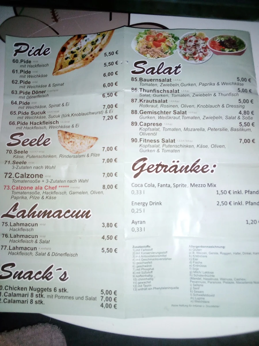 Speisekarte photo 2