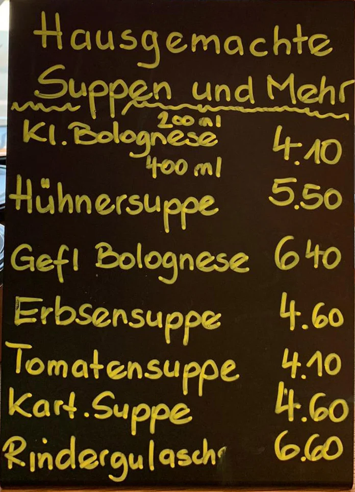 Speisekarte photo 1