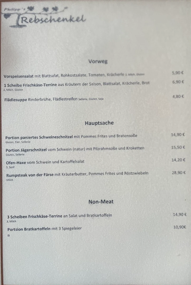 Speisekarte photo 4