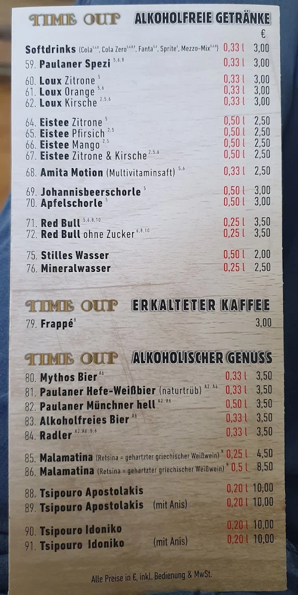 Speisekarte photo 4
