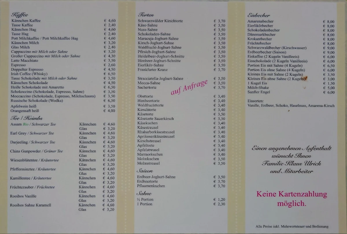 Speisekarte photo 10