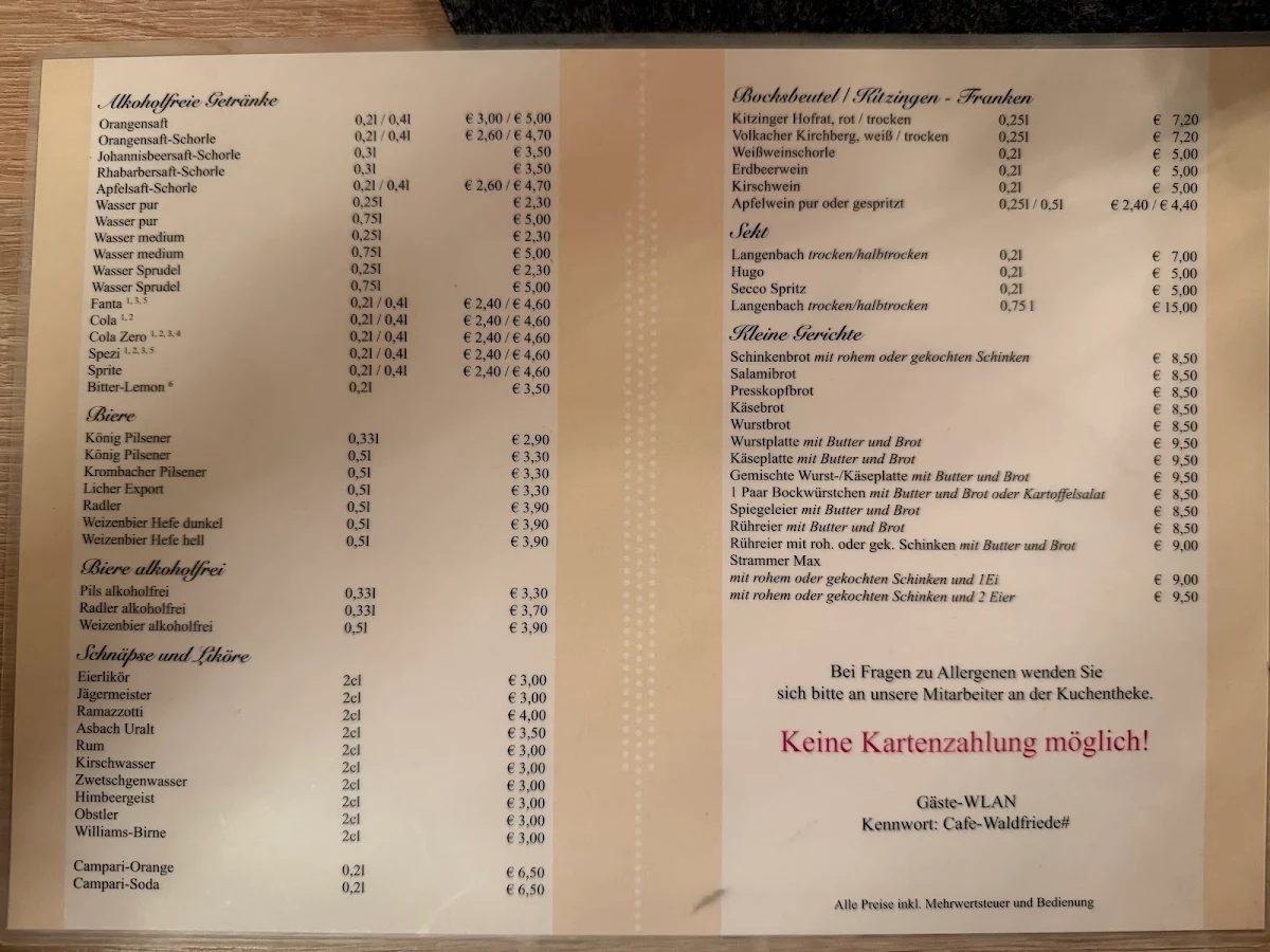 Speisekarte photo 3