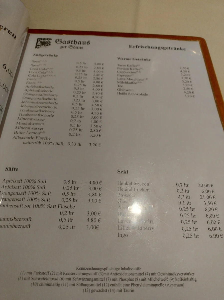 Speisekarte photo 3