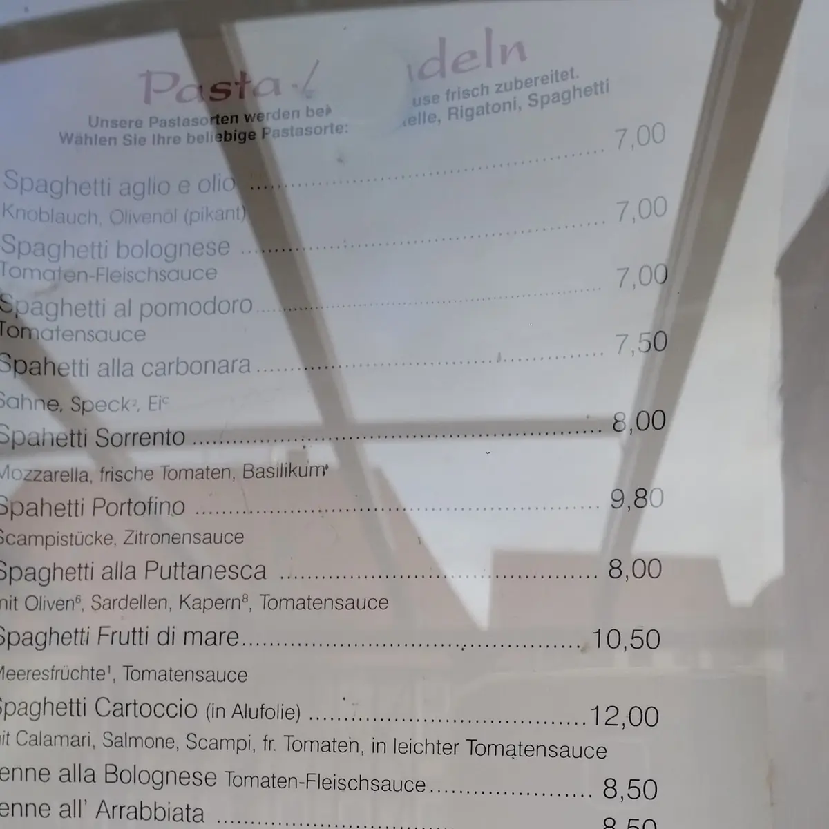 Speisekarte photo 9