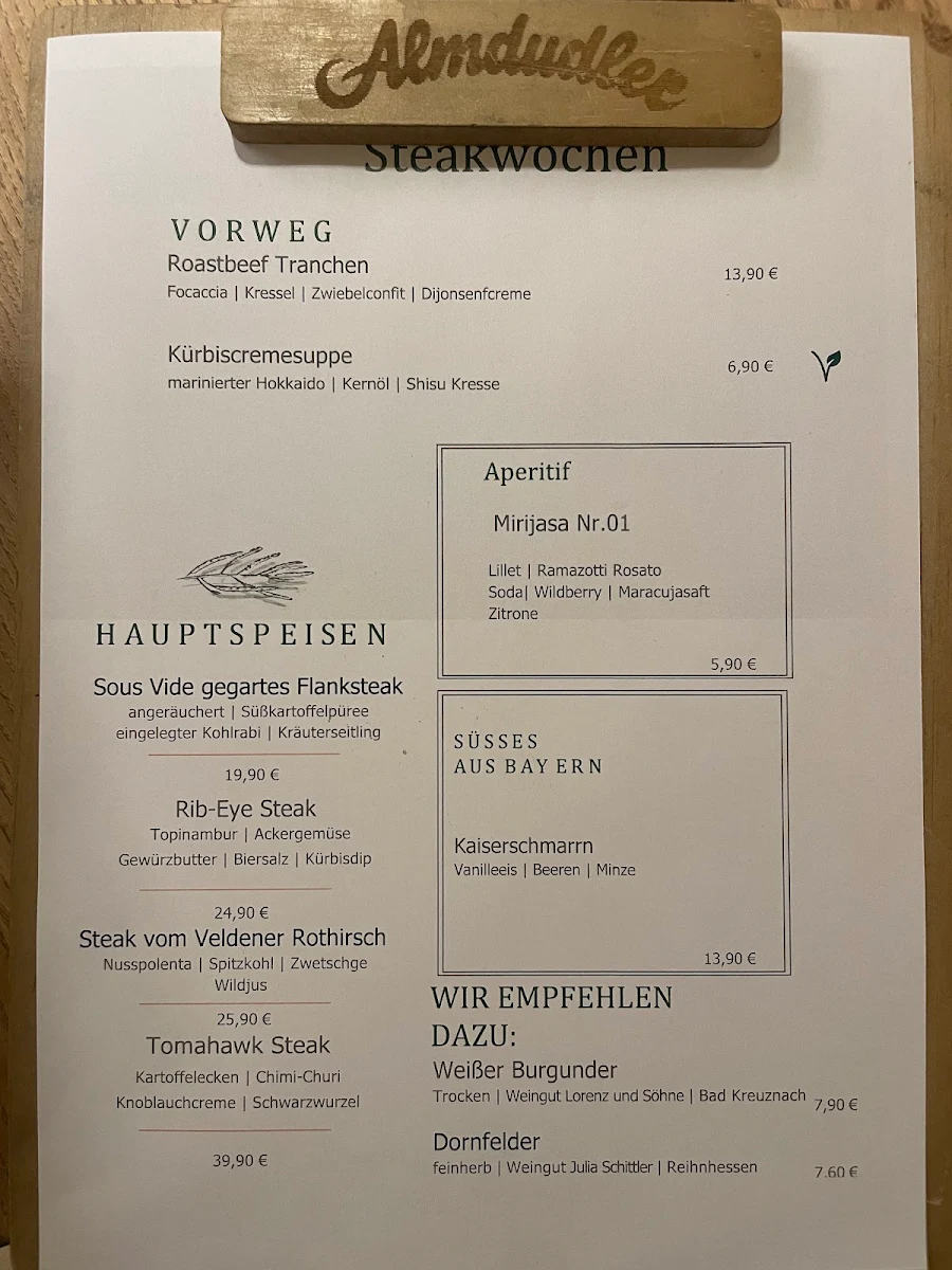 Speisekarte photo 2