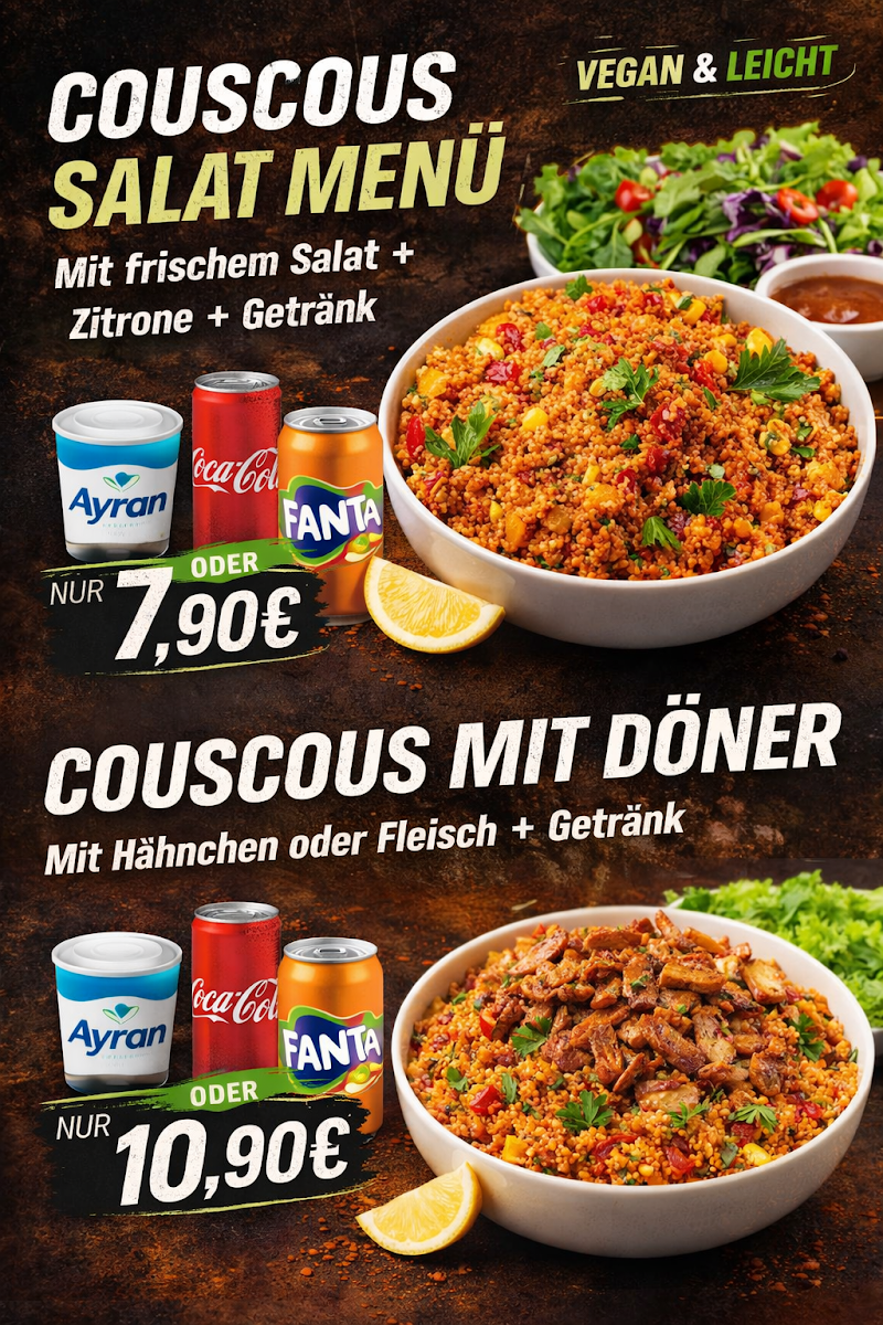 Speisekarte, MS-GRILL & Döner & Pizza & Pidde