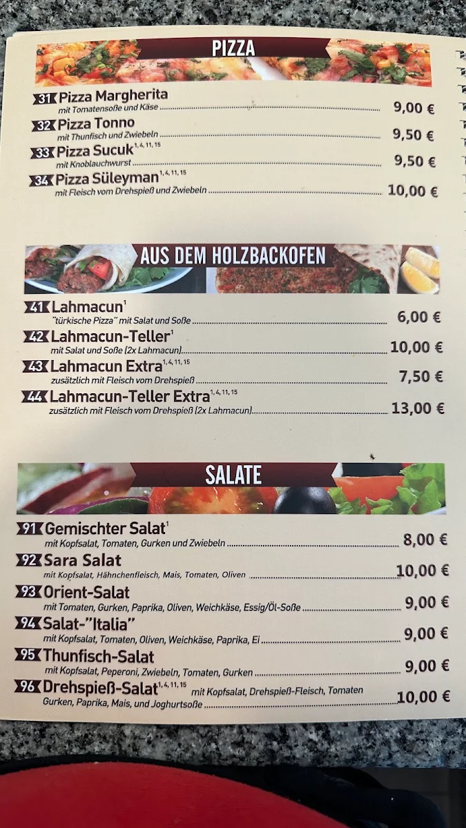 Speisekarte photo 5