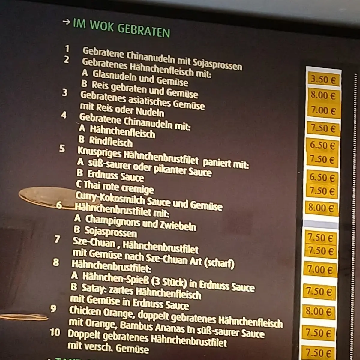Speisekarte photo 3