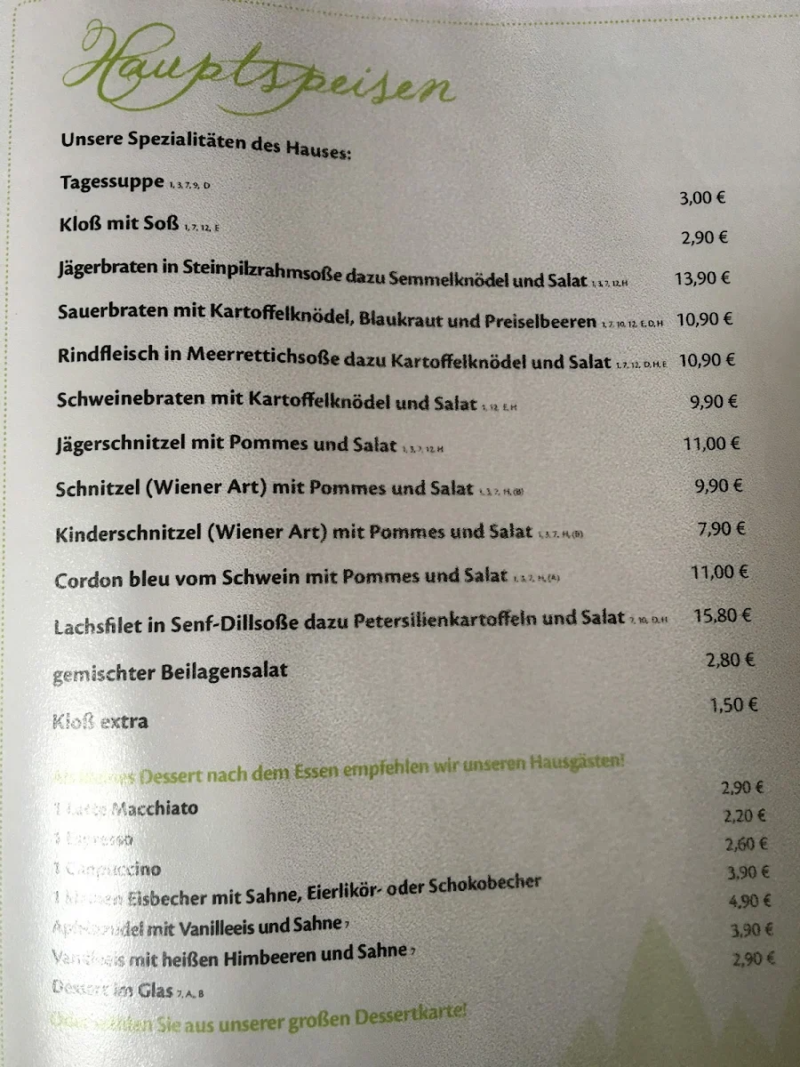 Speisekarte photo 5