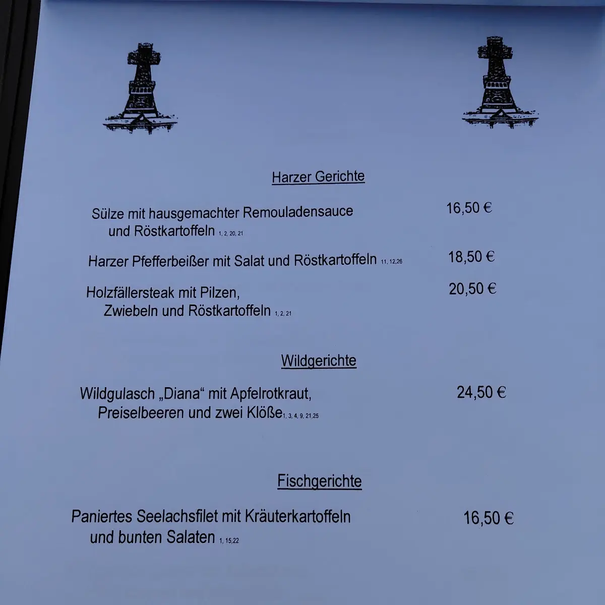 Speisekarte photo 3