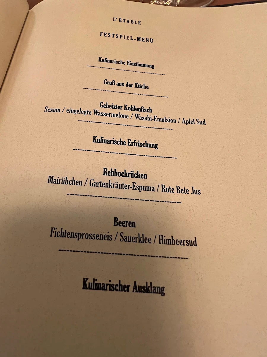 Speisekarte photo 1