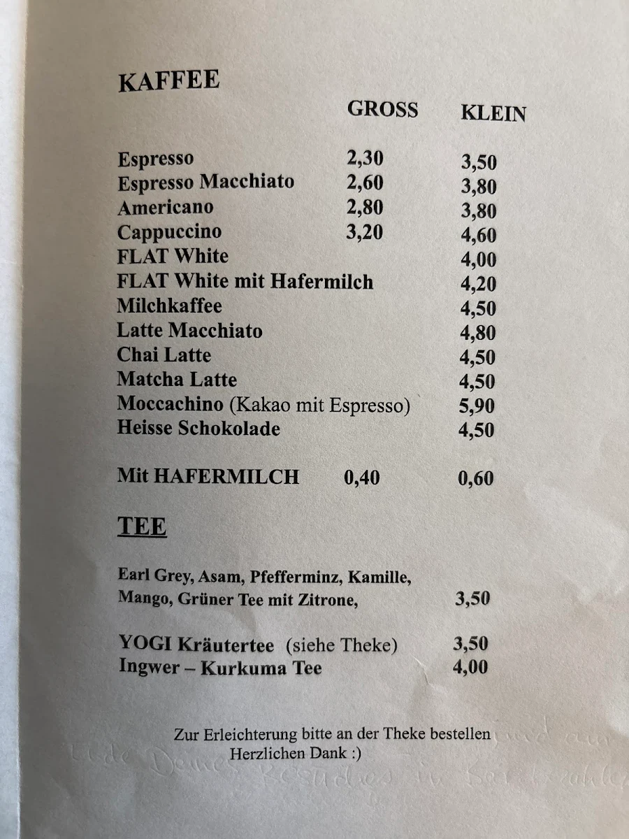 Speisekarte photo 1