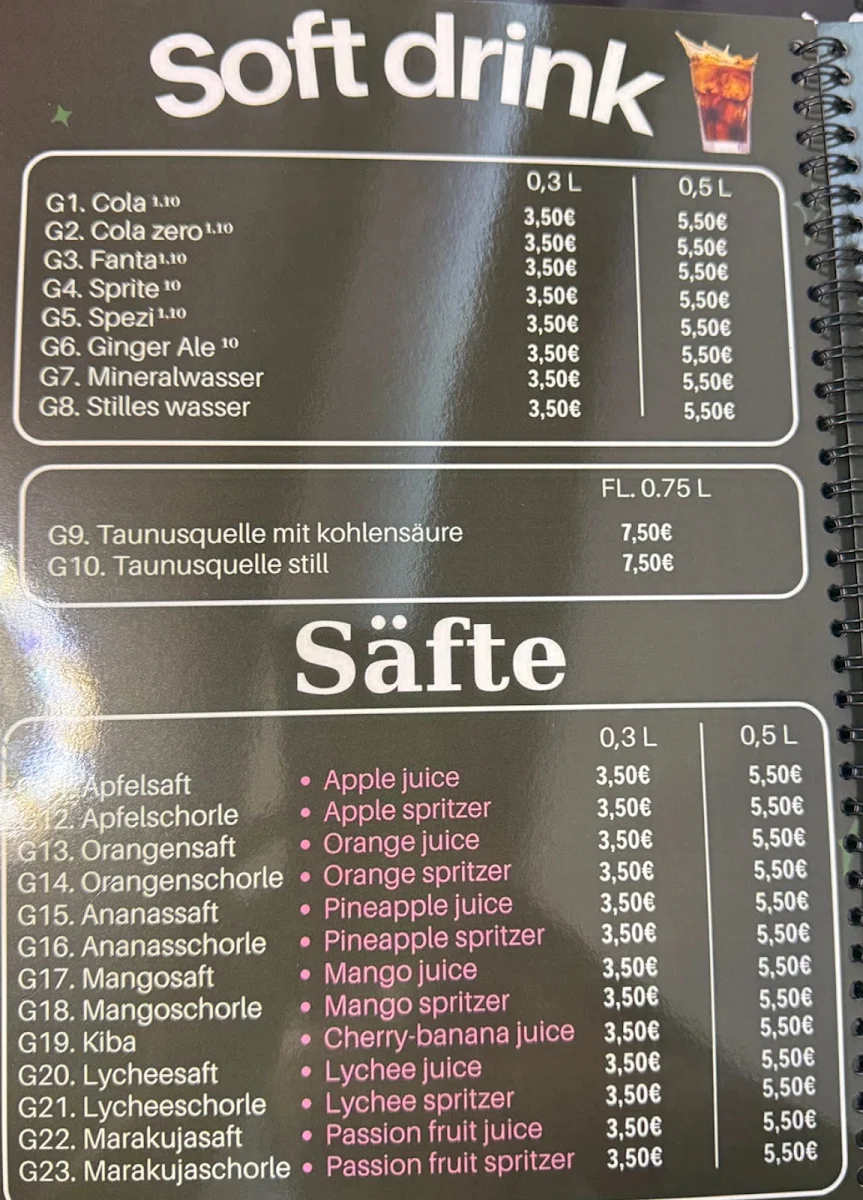Speisekarte photo 5