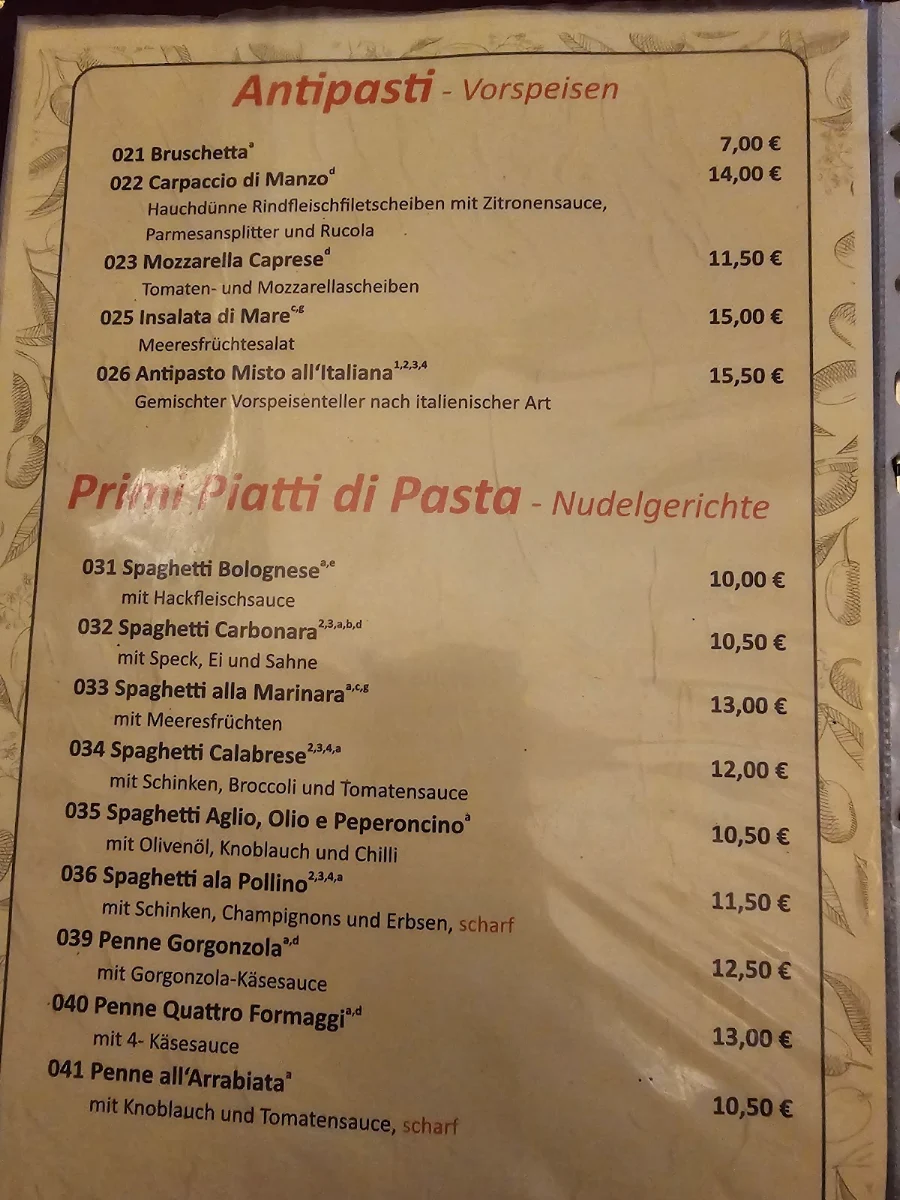 Speisekarte photo 2