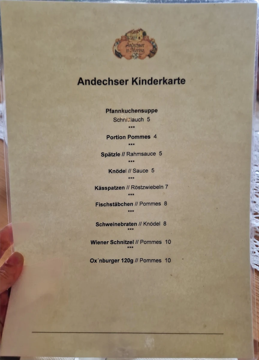 Speisekarte photo 5