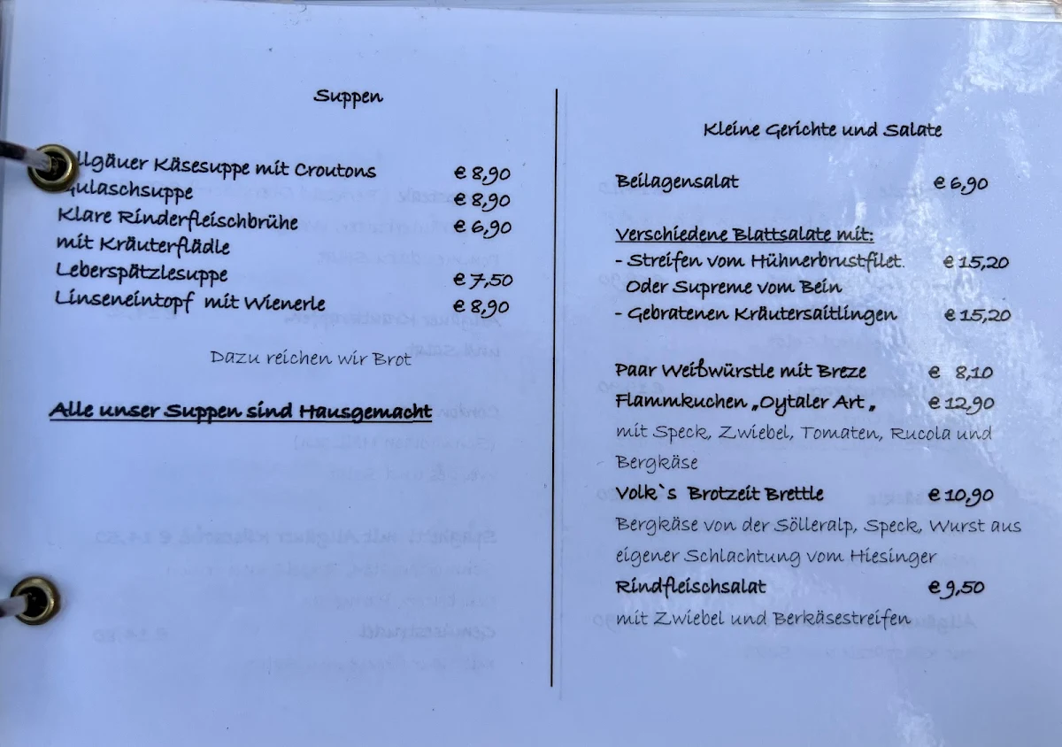 Speisekarte photo 3