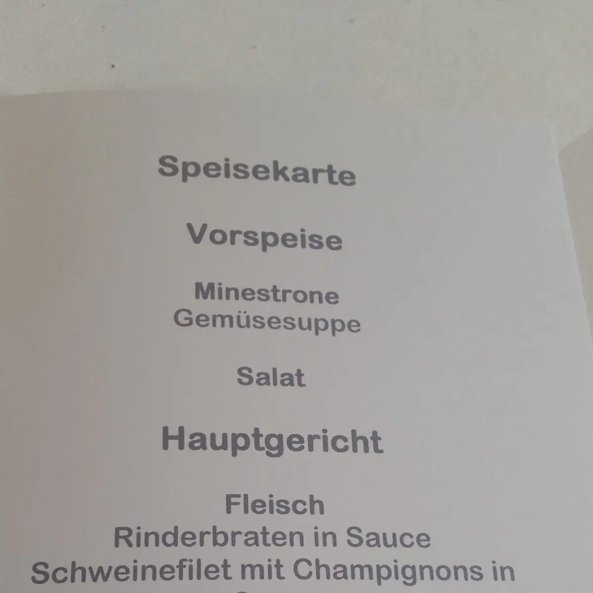 Speisekarte photo 5
