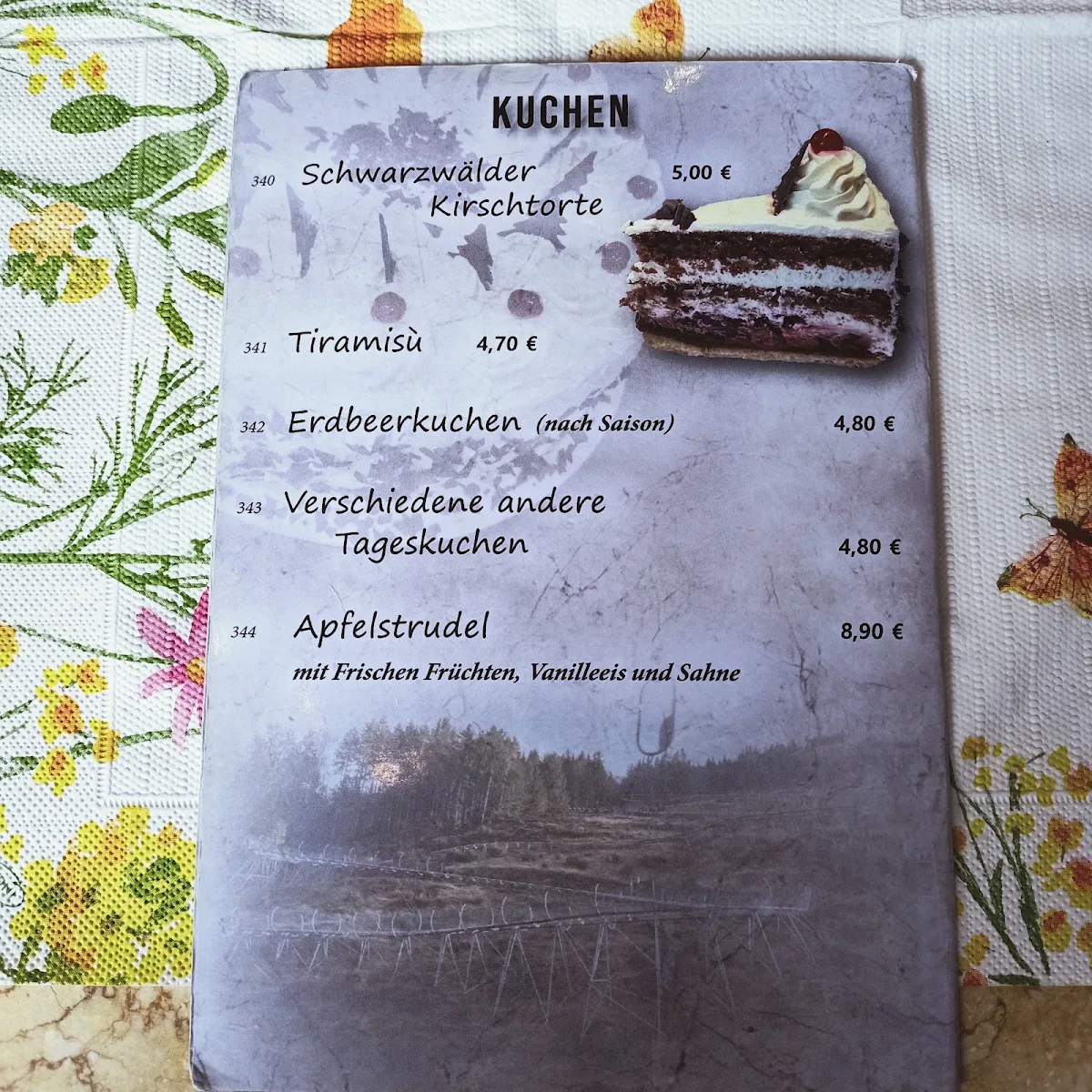Speisekarte photo 1