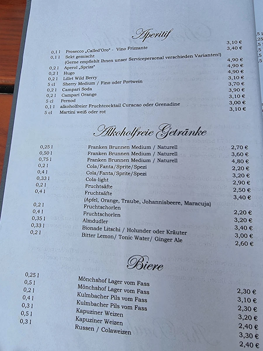 Speisekarte photo 2
