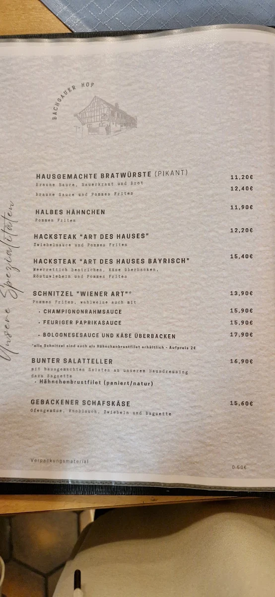 Speisekarte photo 2