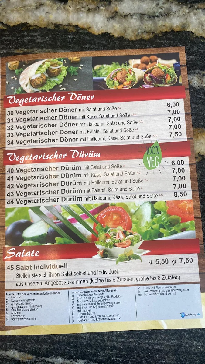 Speisekarte photo 2