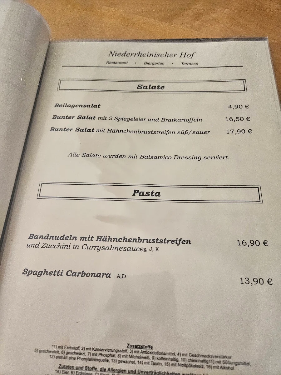 Speisekarte photo 2