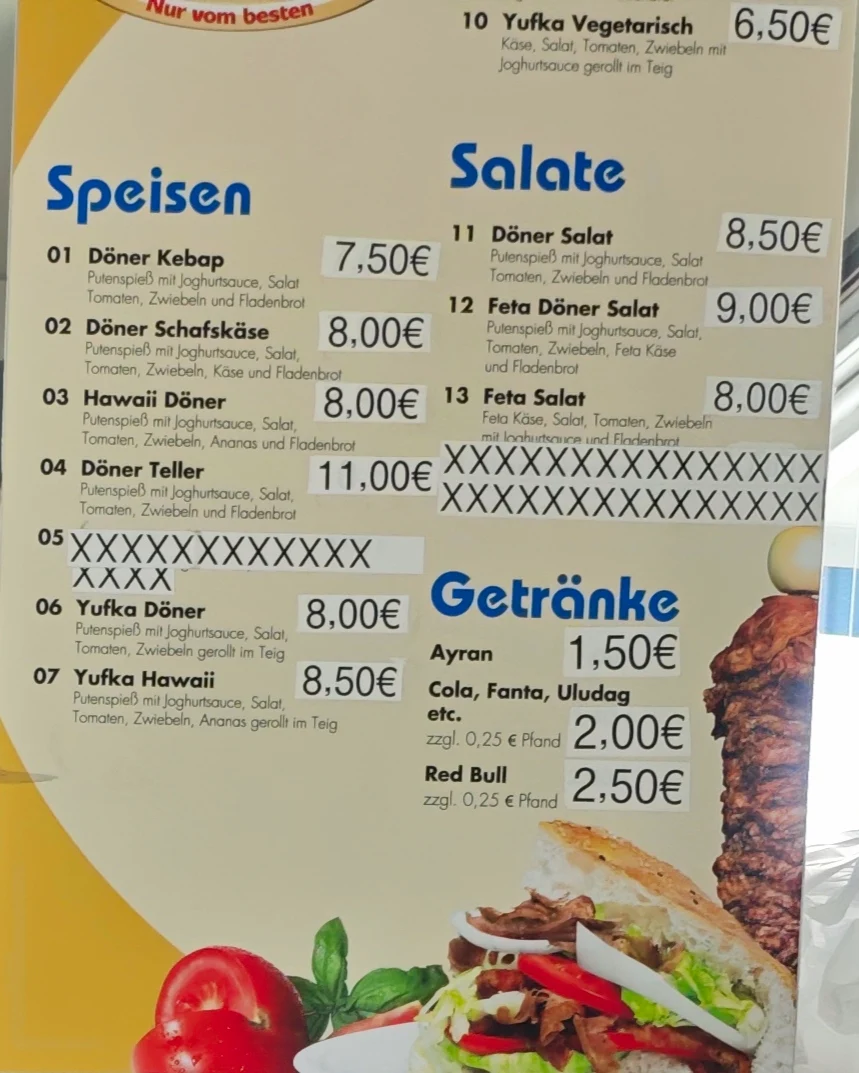 Speisekarte photo 1