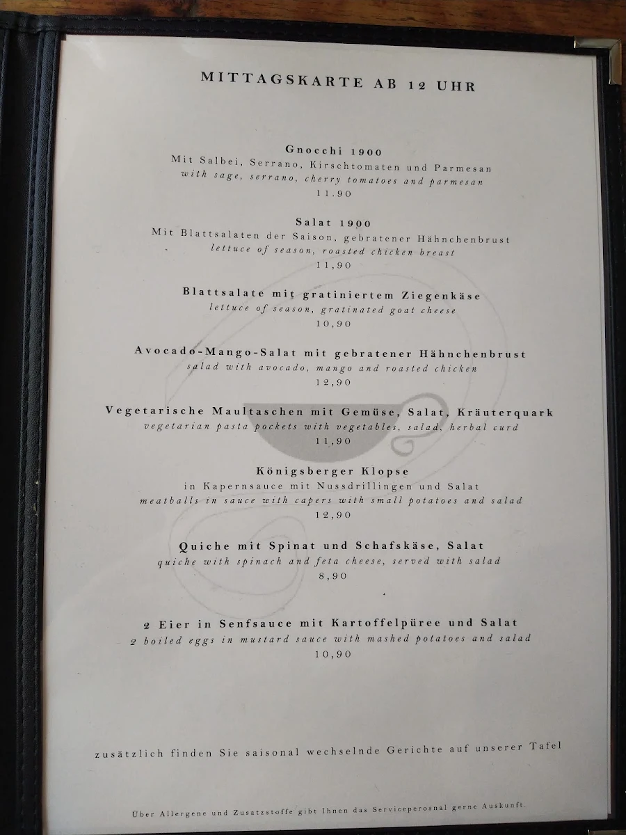 Speisekarte photo 2
