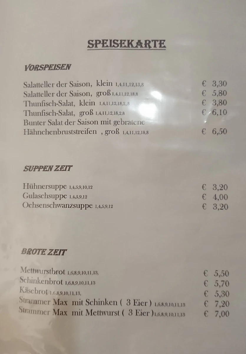 Speisekarte photo 2