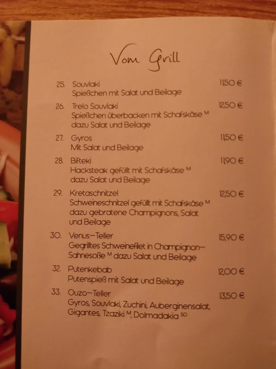 Speisekarte photo 5