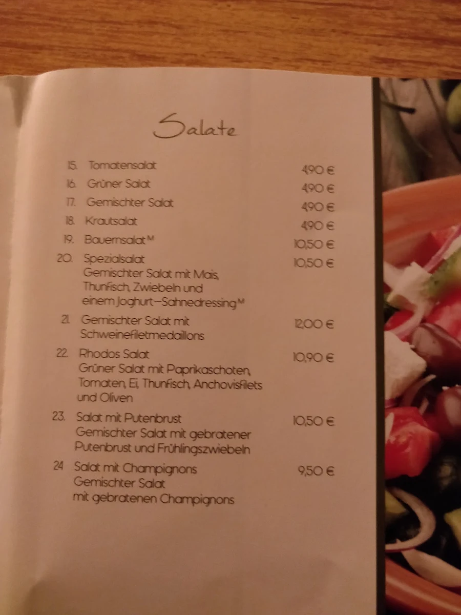 Speisekarte photo 7