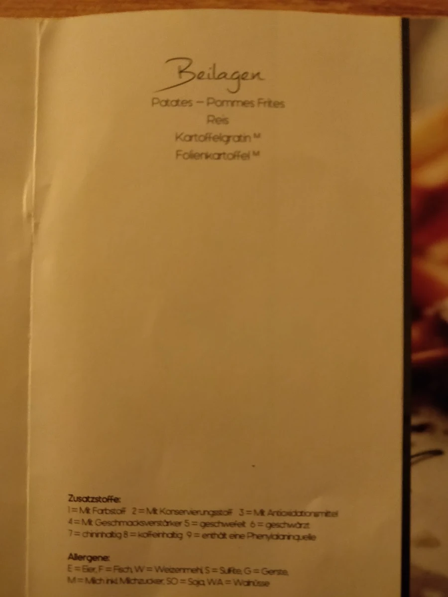 Speisekarte photo 8