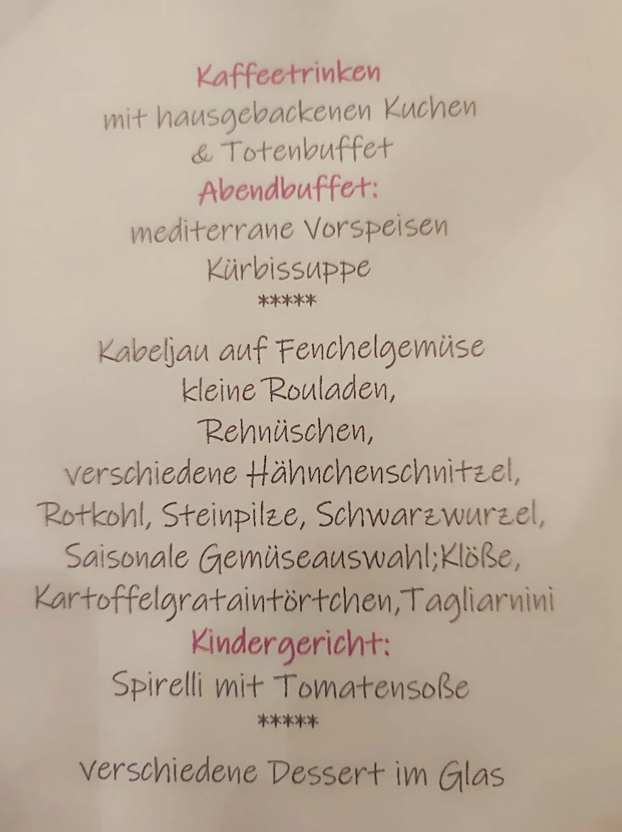 Speisekarte photo 1