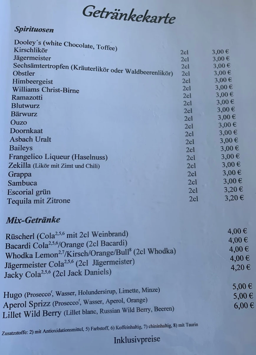 Speisekarte photo 2