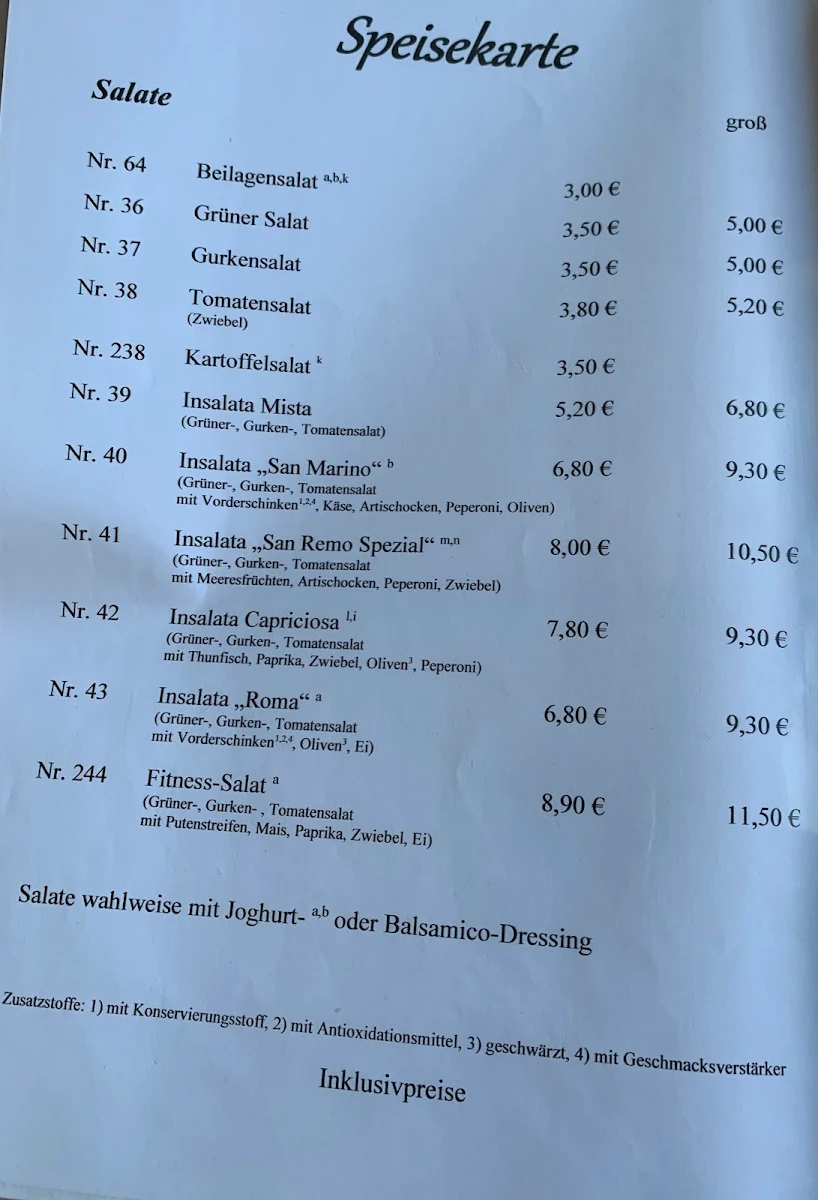 Speisekarte photo 4