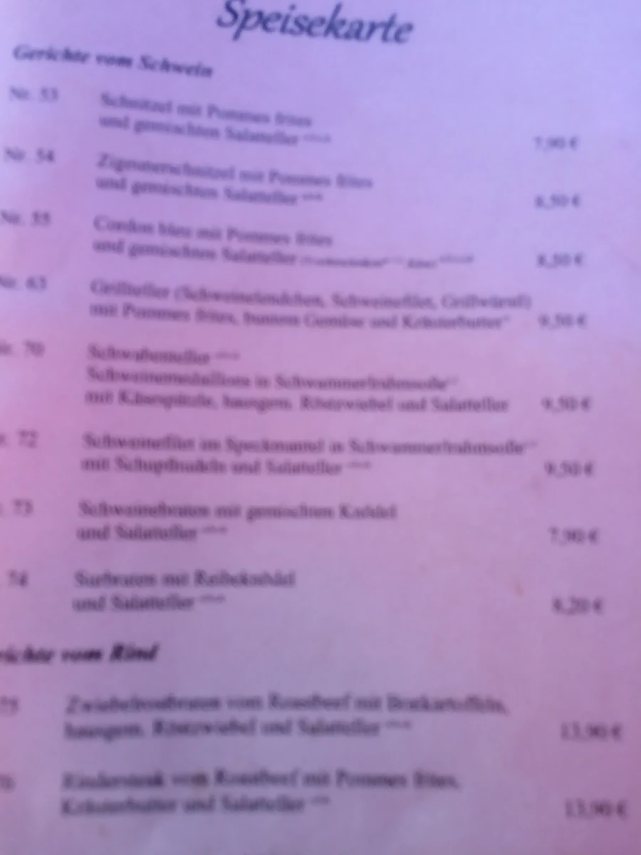 Speisekarte photo 7