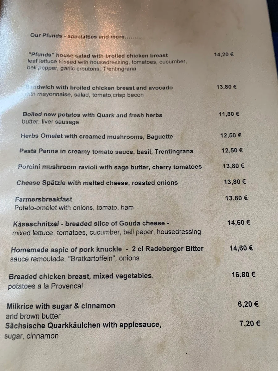 Speisekarte photo 1