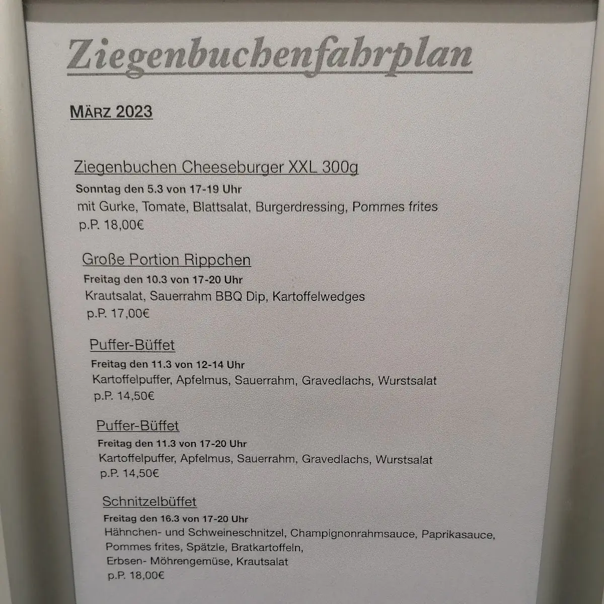 Speisekarte photo 8