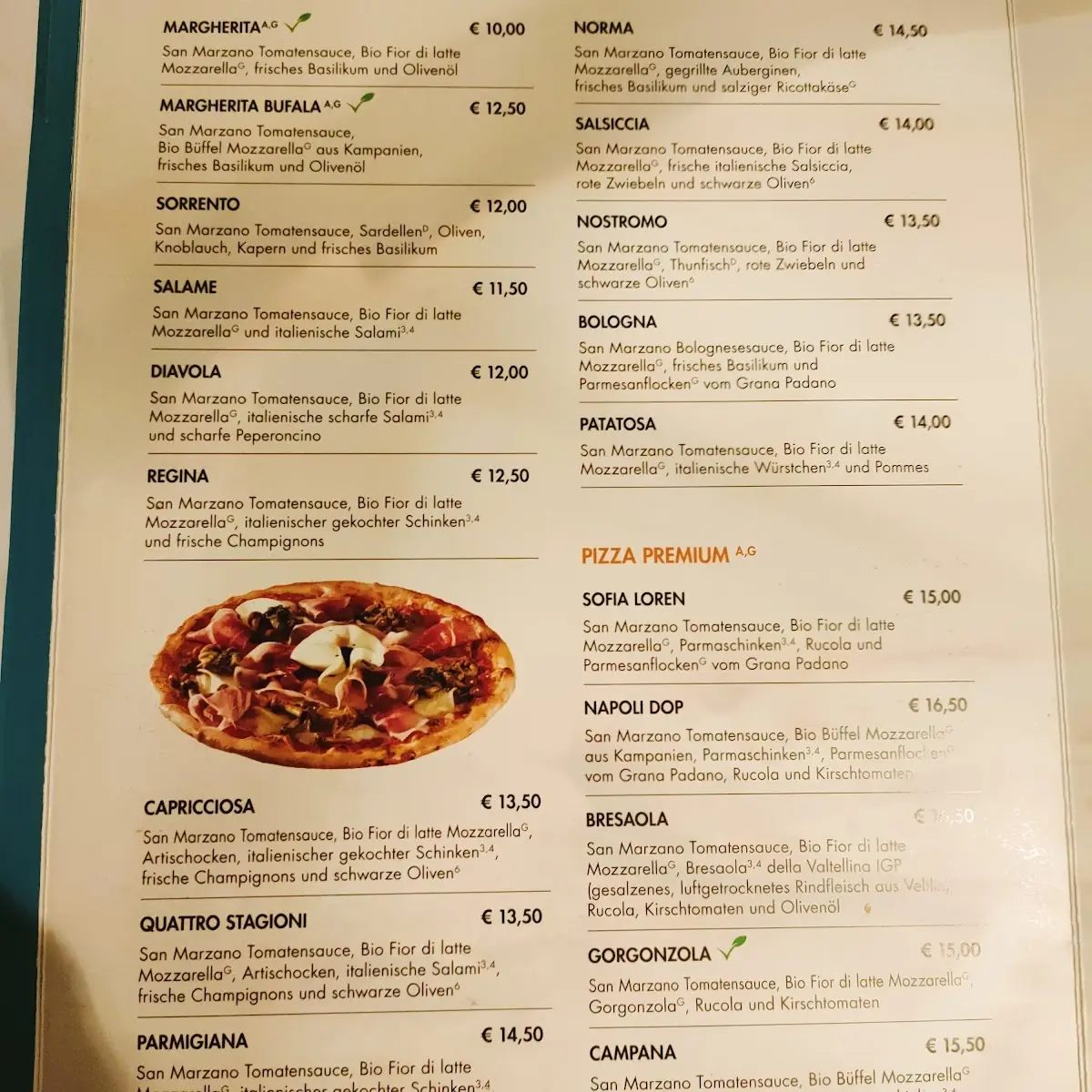 Speisekarte photo 1