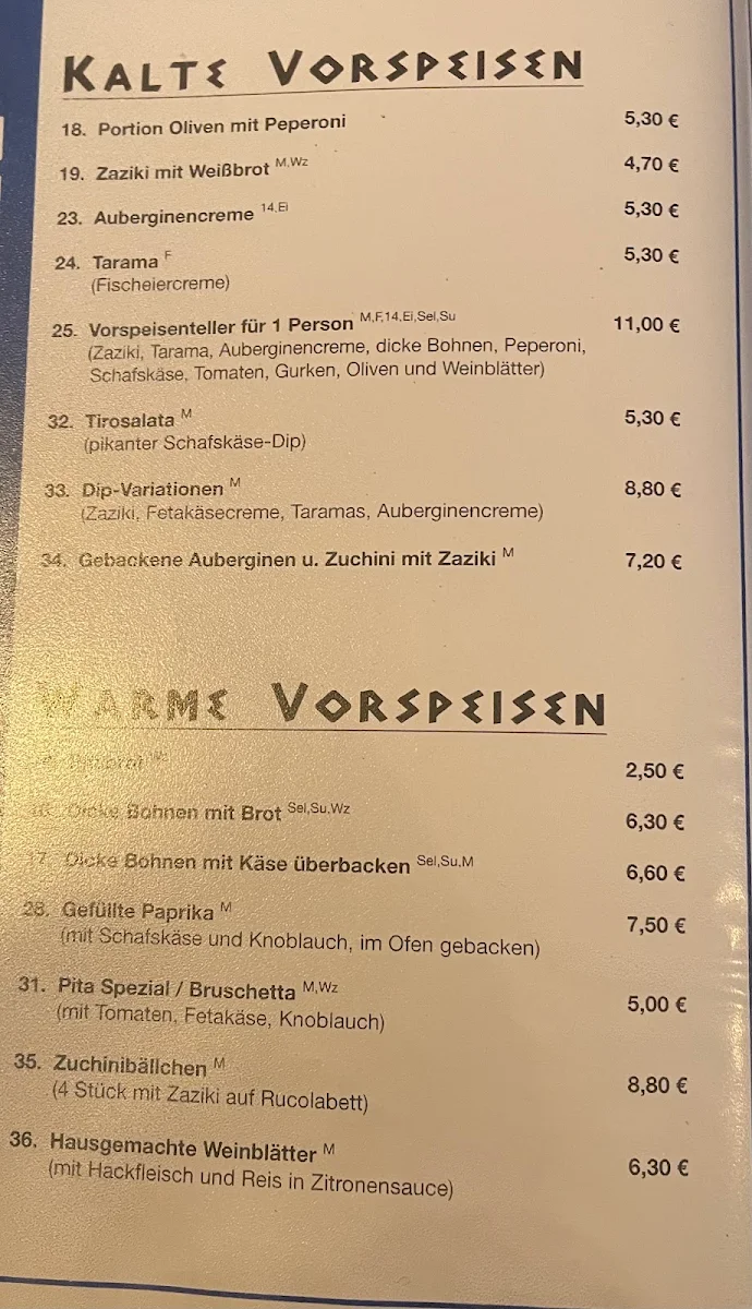 Speisekarte photo 2