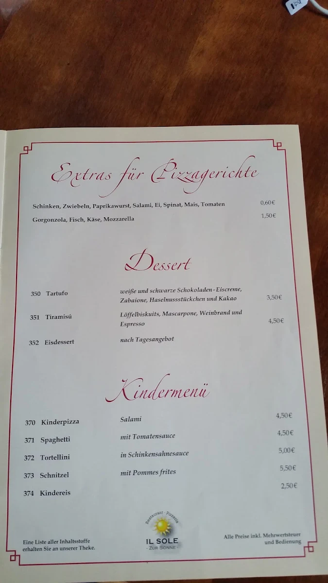 Speisekarte photo 7
